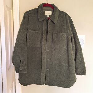 Forest Green Shacket